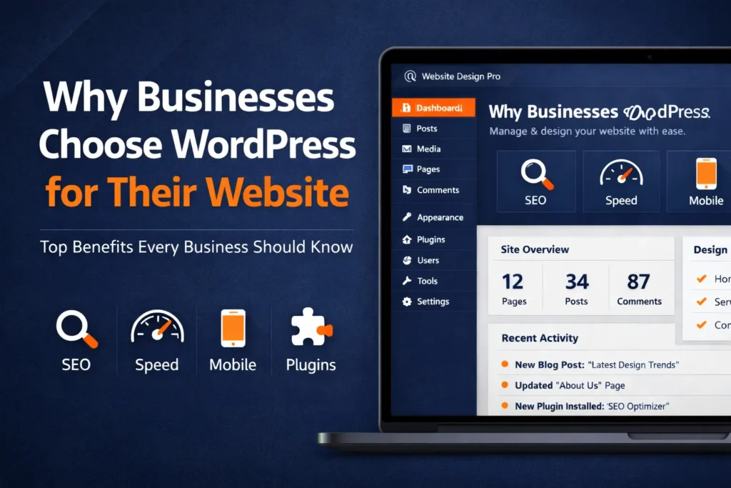 Why Businesses Should Choose WordPress for Their Website in 2026