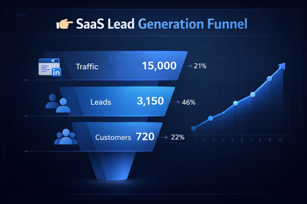 SaaS lead generation funnel