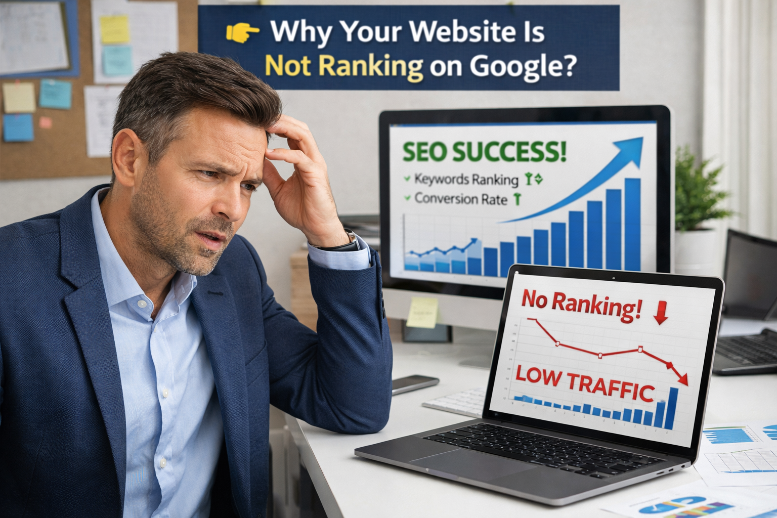 Why Your Website Is Not Ranking on Google why your website is not ranking on Google