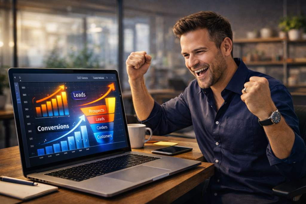 convert social media leads into customers