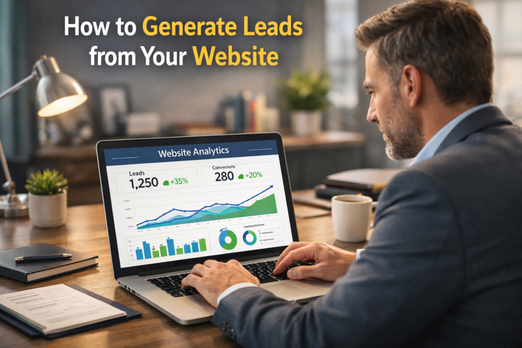 how to generate leads from your website