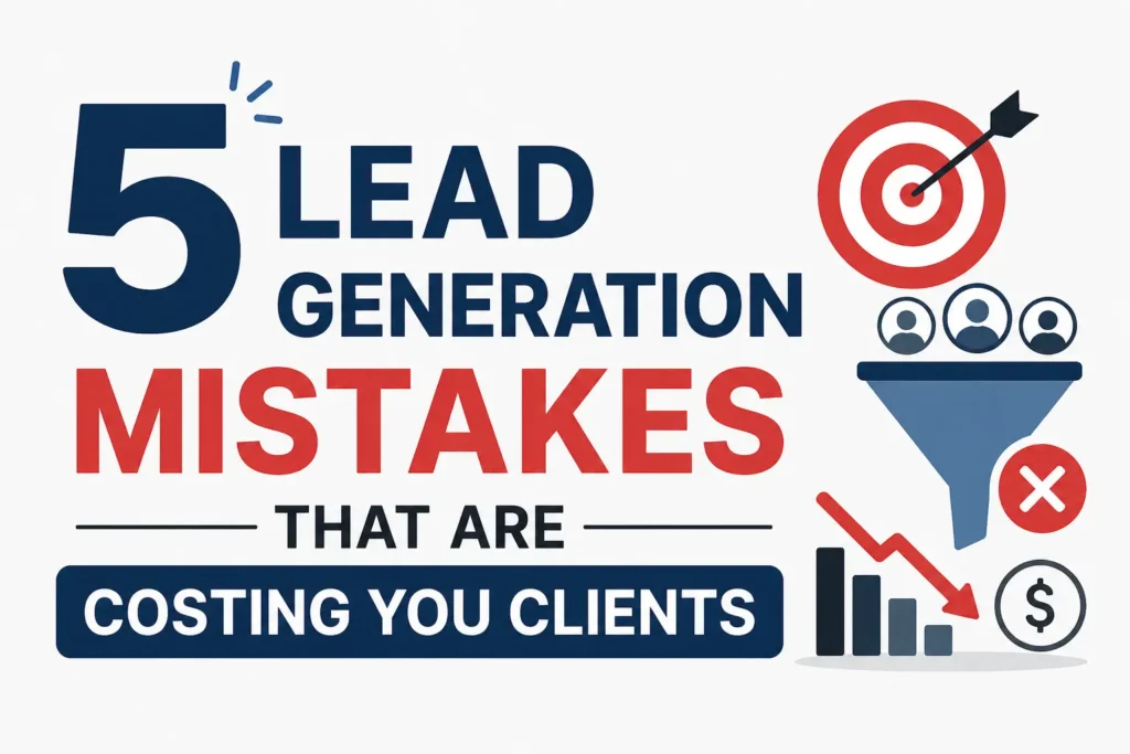 lead generation mistakes lead quality vs quantity comparison showing why 10 good leads beat 100 bad leads