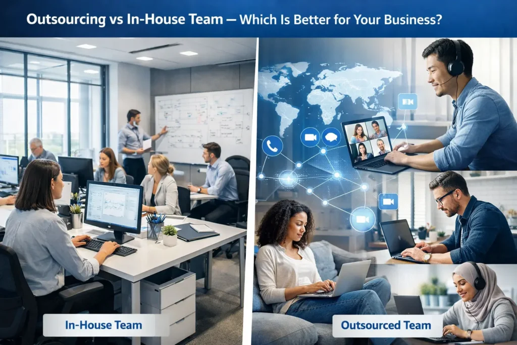outsourcing vs in-house team comparison for small business 2026