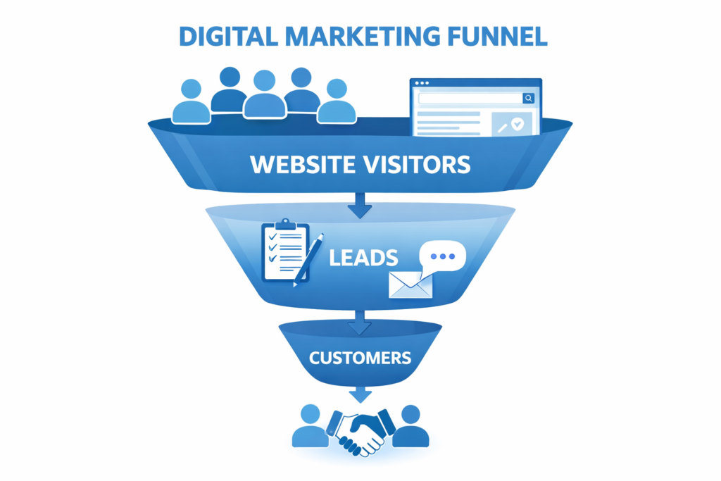 website lead generation funnel
